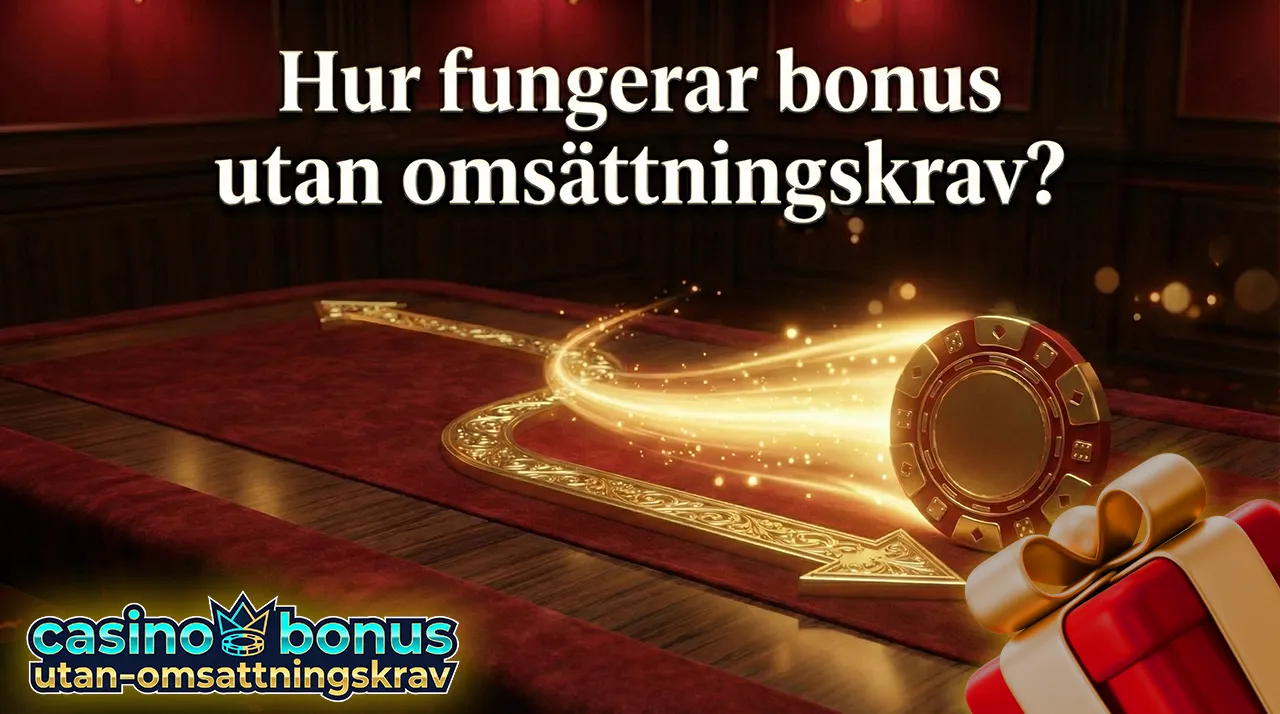 Läs villkoren för bonusar utan omsättningskrav